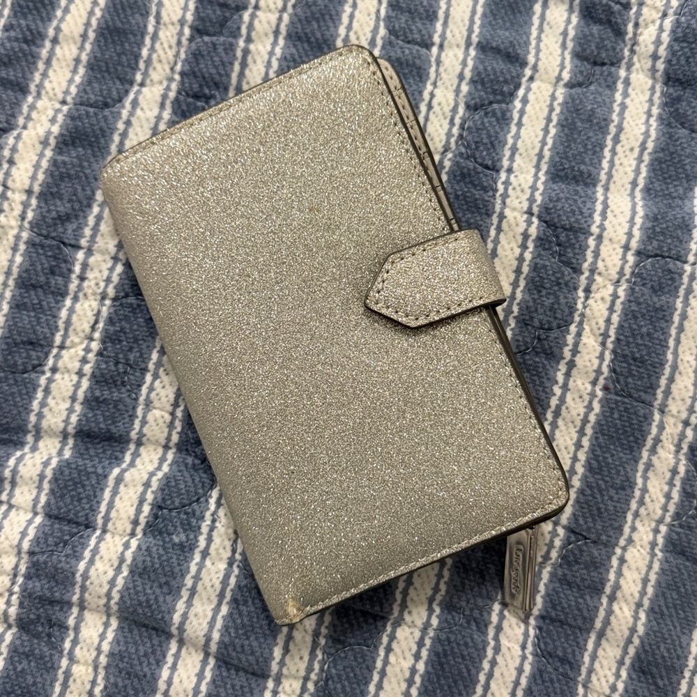 Silver Glitter Wallet